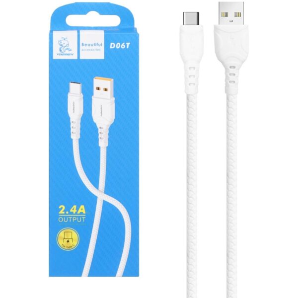 کابل تبدیل USB به USB-C دنمن مدلD06T - صد درصد اورجینال