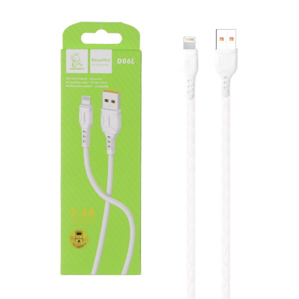 کابل تبدیل USB به Lightning دنمن مدلD06L – صد درصد اورجینال